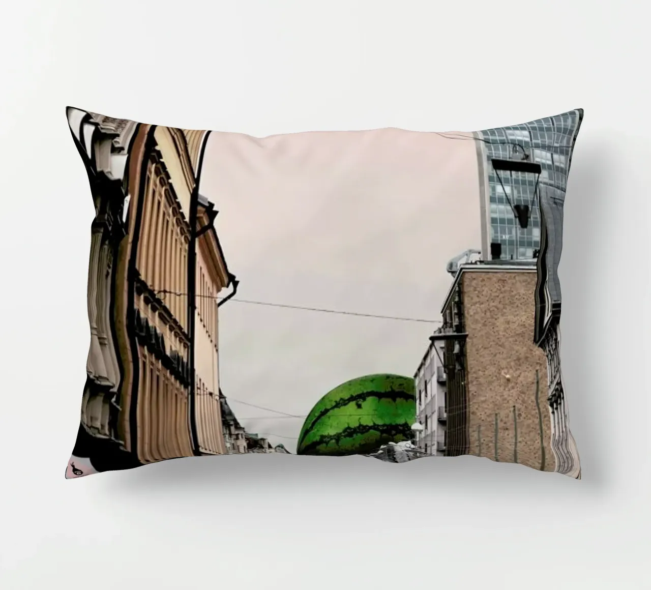 Götgatan decorative cushion by Lemon-apes