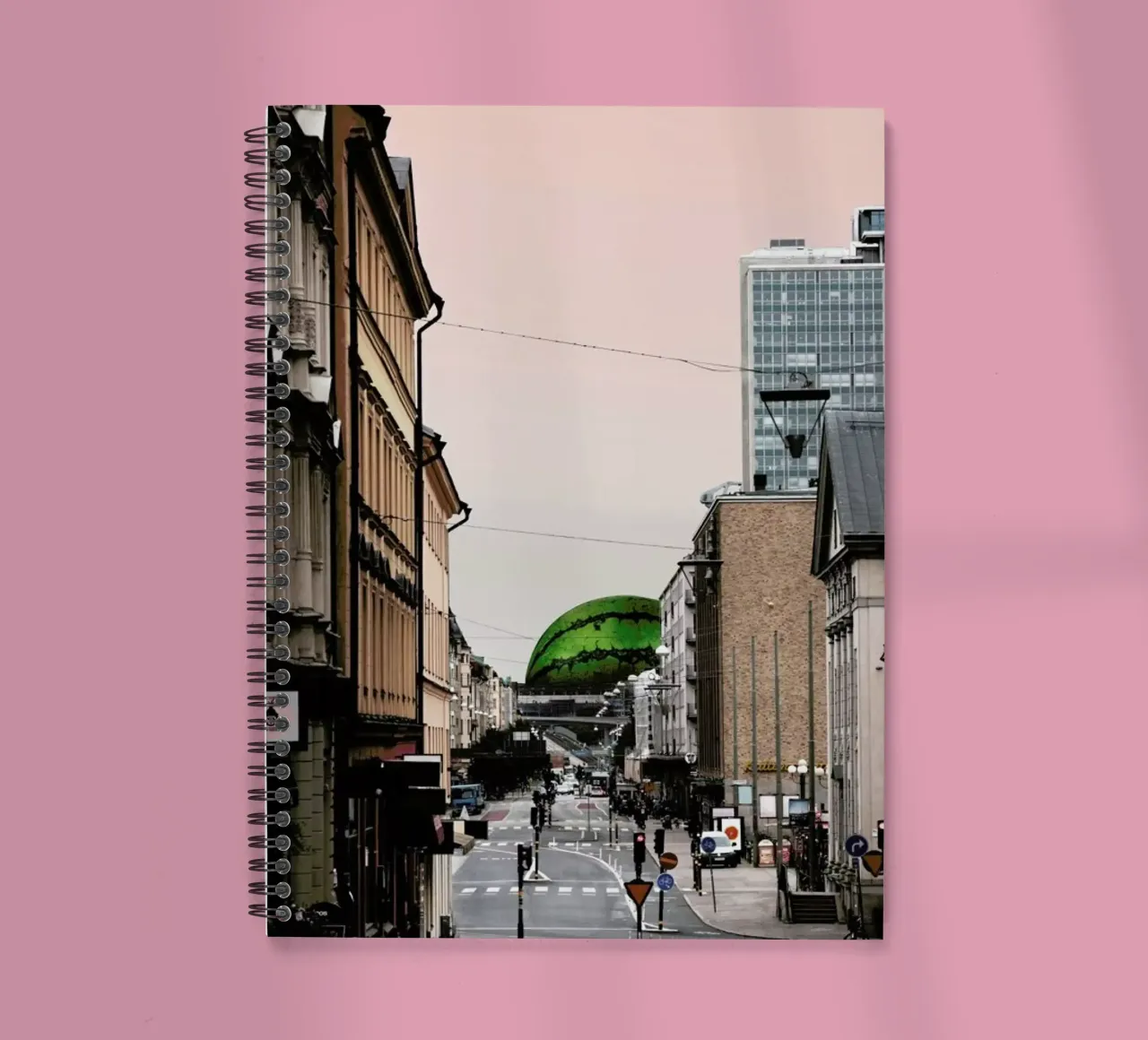 Götgatan notitieboek met spiraal van Lemon-apes