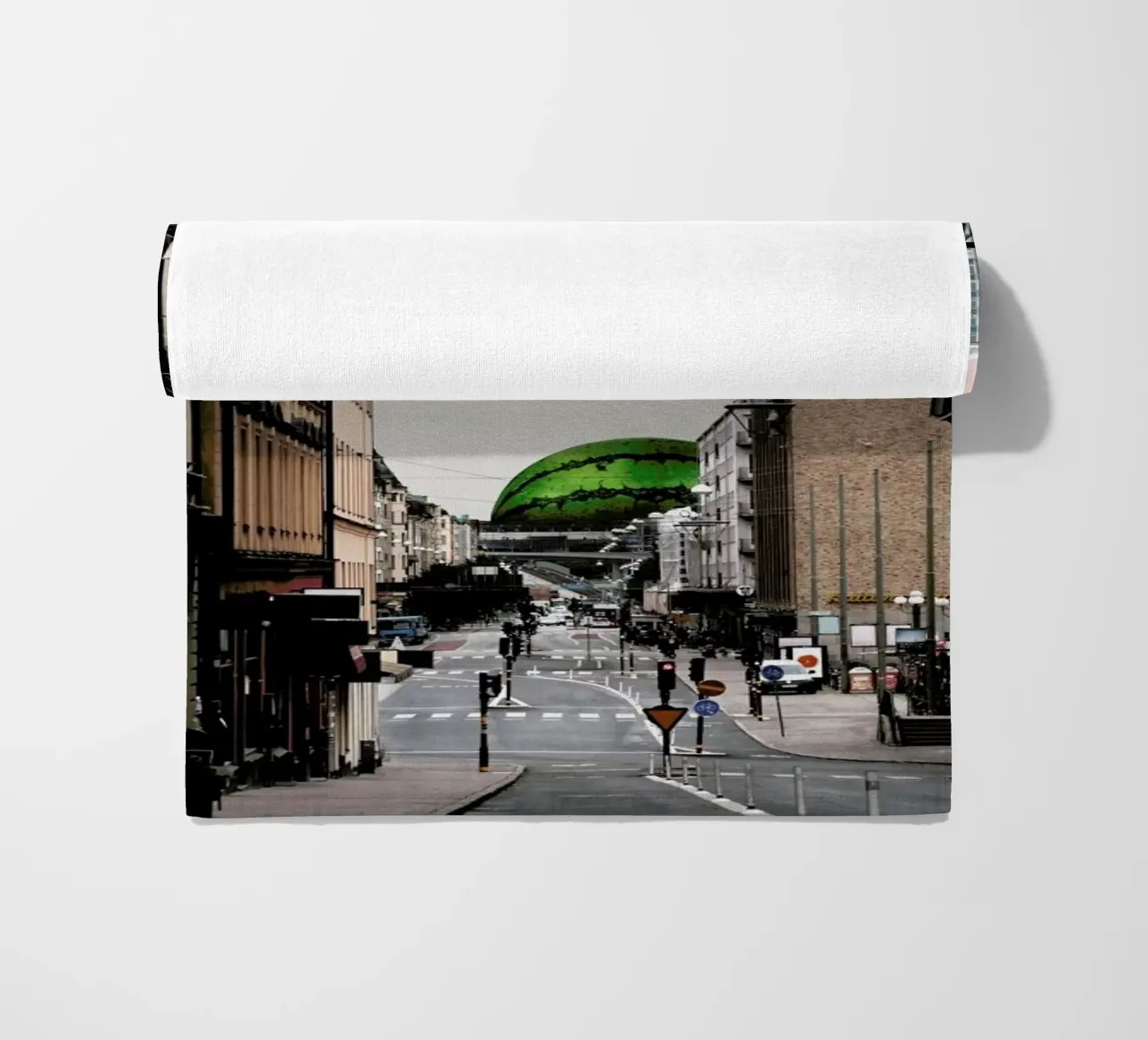 Götgatan beach towel by Lemon-apes