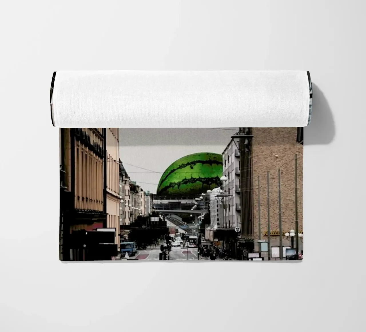 Götgatan beach towel by Lemon-apes