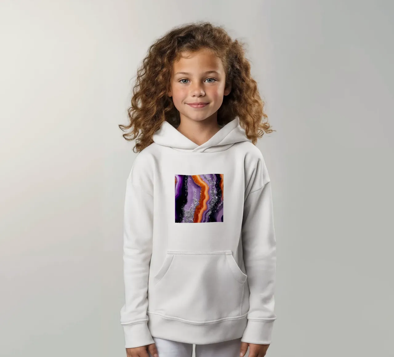 Texture glam Halloween Agata felpa bambino con cappuccio da Gemstone Textures