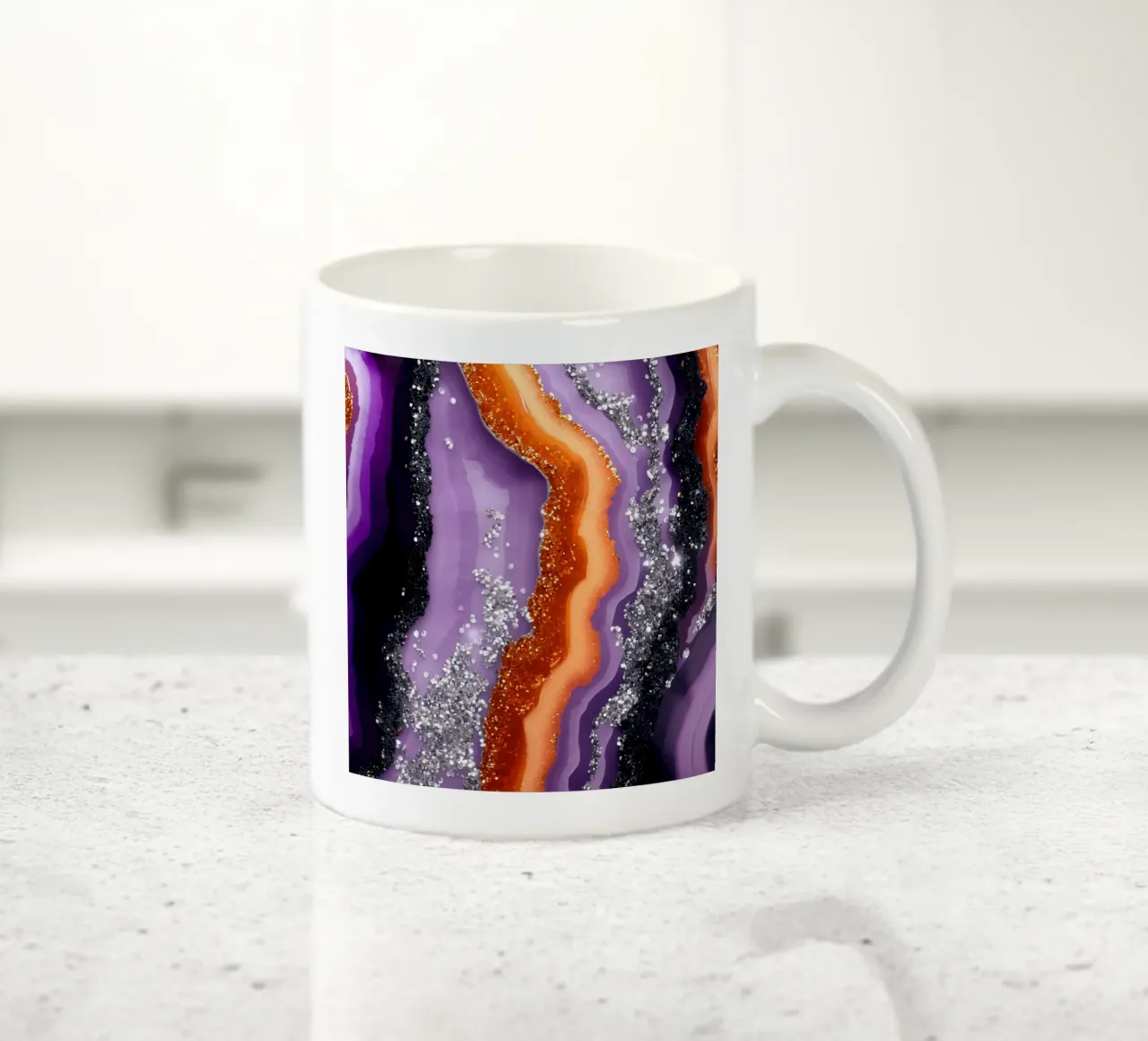 Texture glam Halloween Agata tazza in ceramica da Gemstone Textures