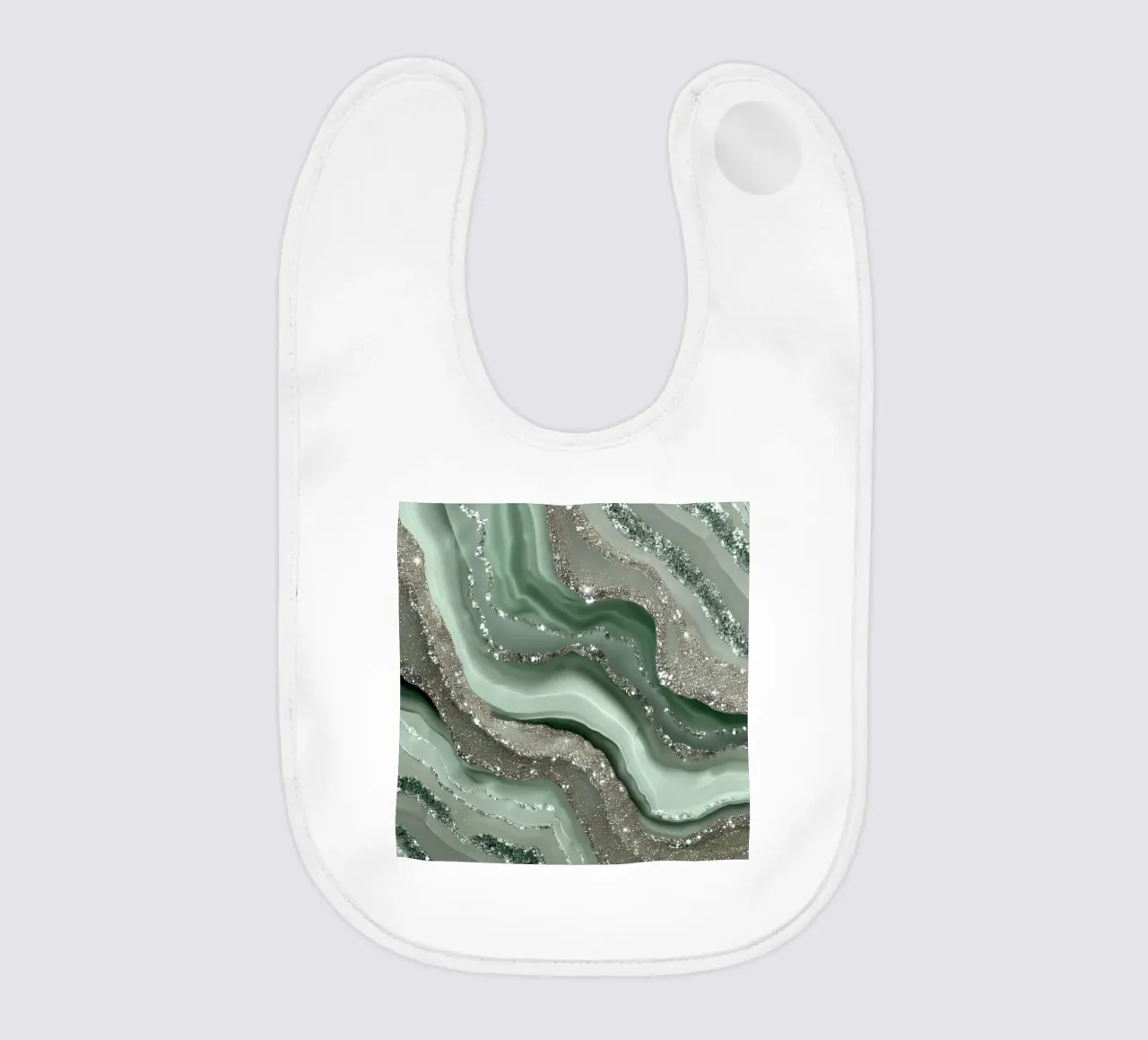 Texture agata verde salvia Glam bavaglino da Gemstone Textures