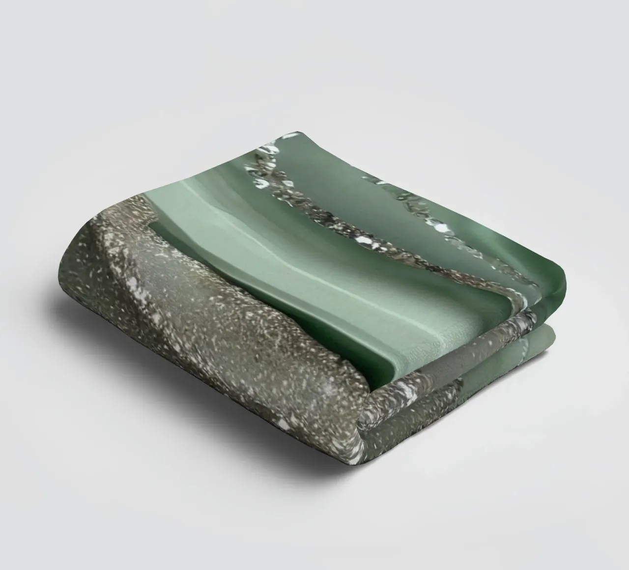 Glam Sage Vert Texture Agate serviette de bain de Gemstone Textures