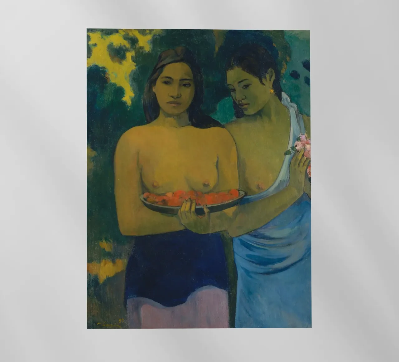 Paul Gauguin - Due donne tahitiane, 1889 pellicola backlit da Timeless Artworks