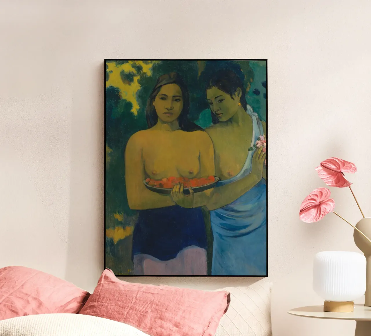 Paul Gauguin - Due donne tahitiane, 1889 plexiglass da Timeless Artworks