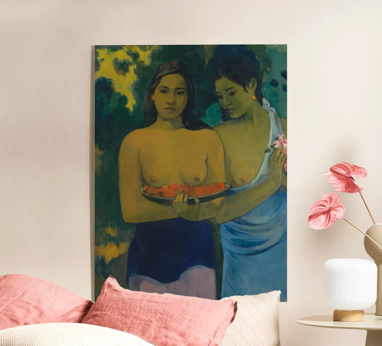 Paul Gauguin - Due donne tahitiane, 1889 plexiglass da Timeless Artworks