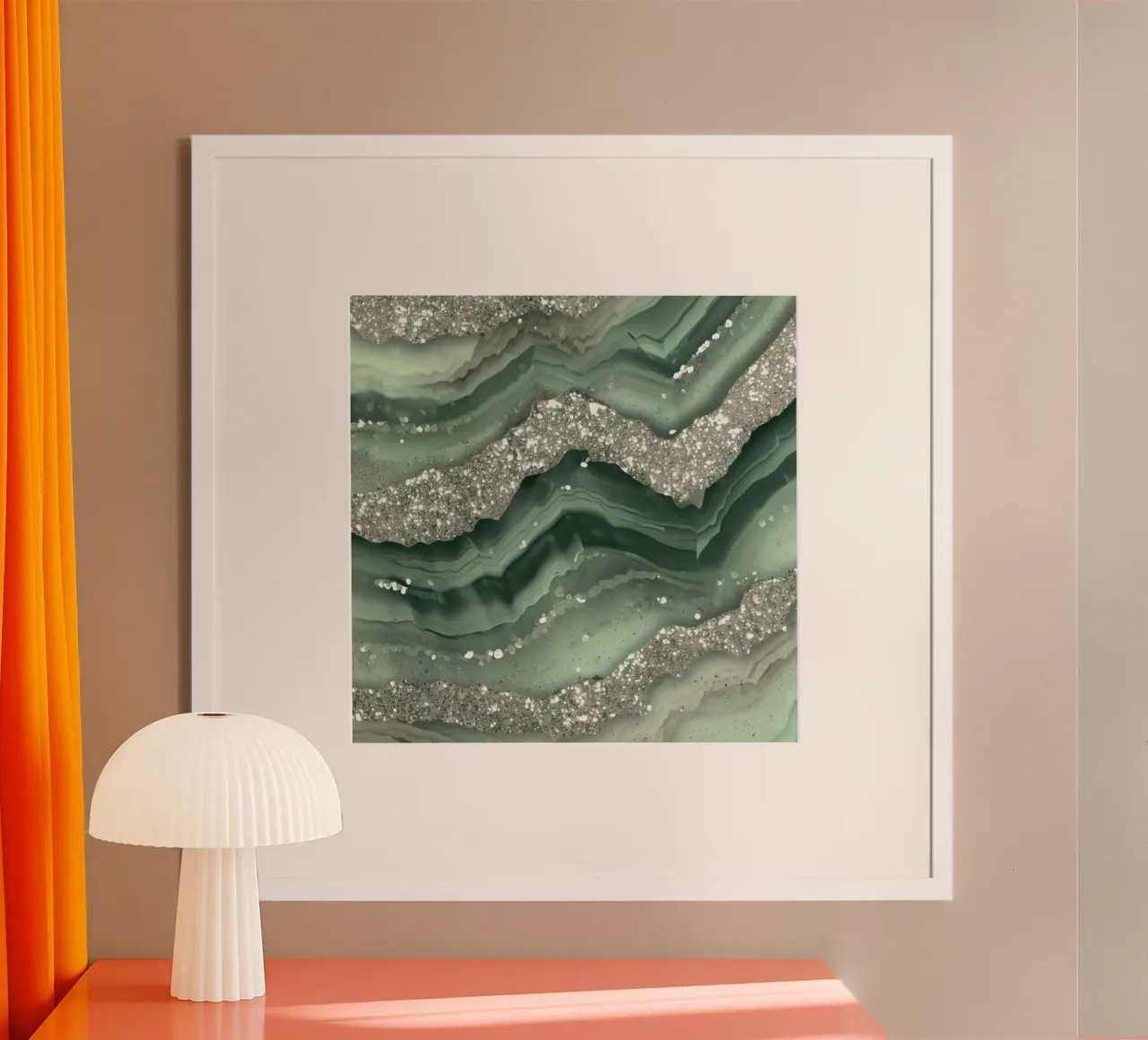 Glam Sage Vert Texture Agate hahnemühle de Gemstone Textures