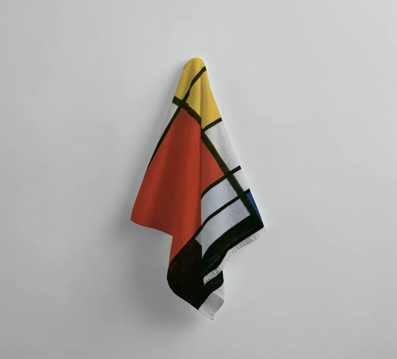 Piet Mondrian, Composition en rouge, jaune, bleu et noir serviette de bain de William Store