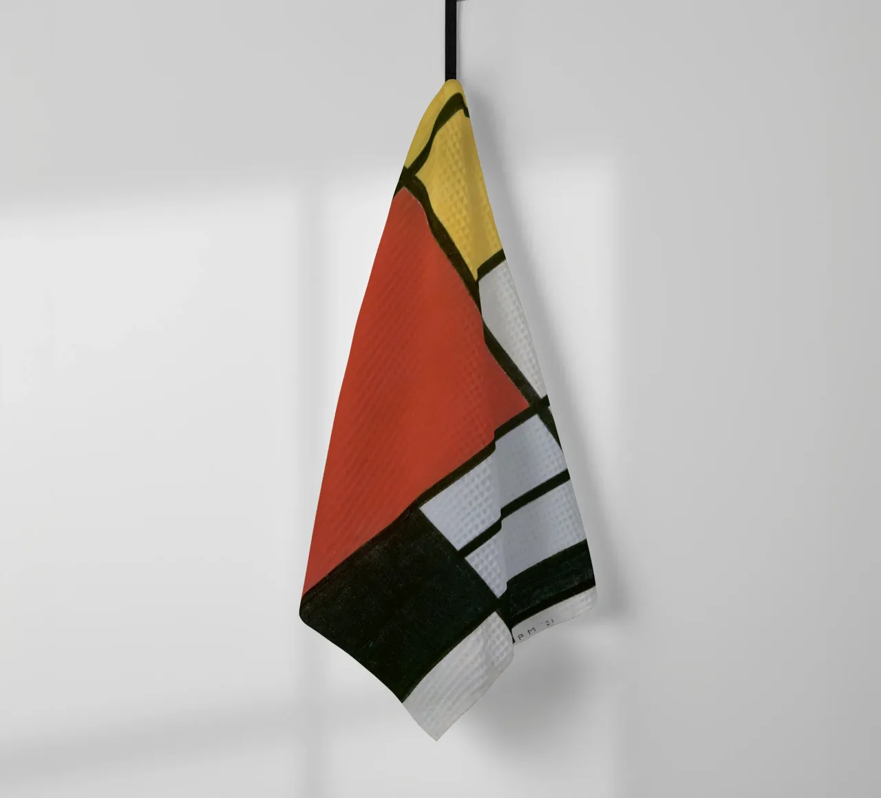 Piet Mondrian, Composition en rouge, jaune, bleu et noir torchon de William Store