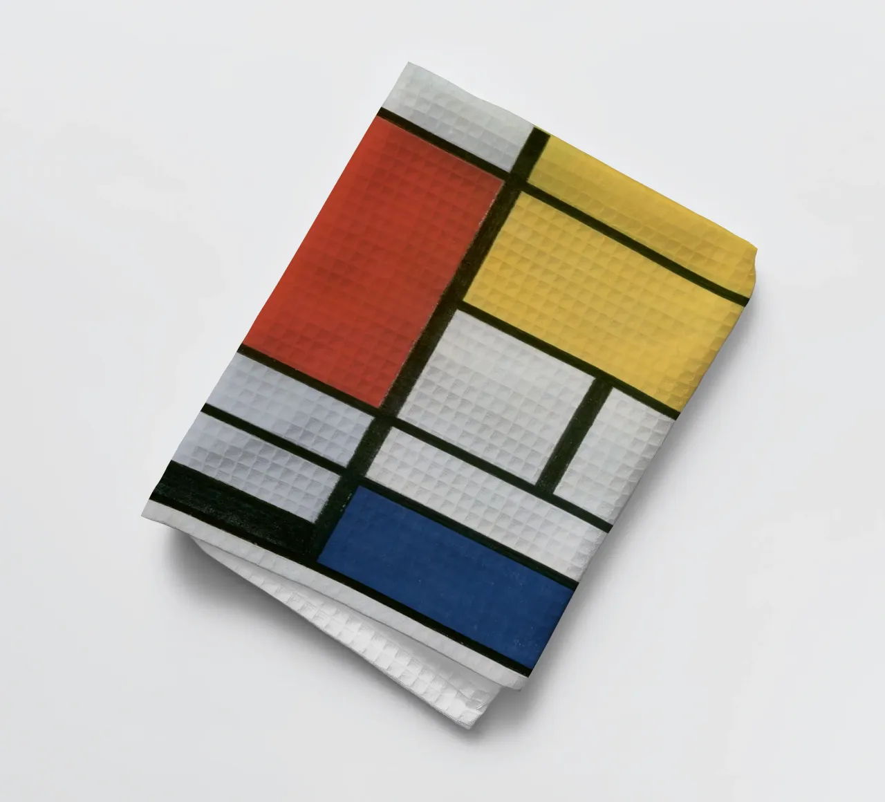 Piet Mondrian, Composition en rouge, jaune, bleu et noir torchon de William Store