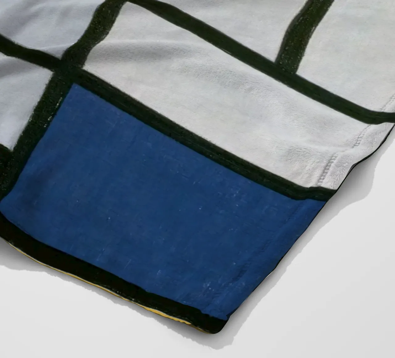 Piet Mondrian, Composizione in rosso, giallo, blu e nero coperta in pile da William Store