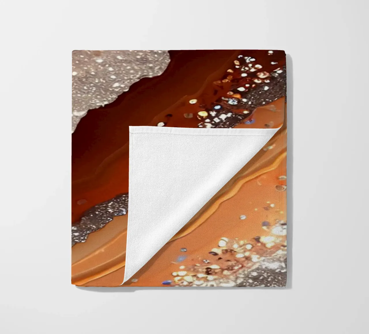 Agata arancione glam Texture telo mare da Gemstone Textures