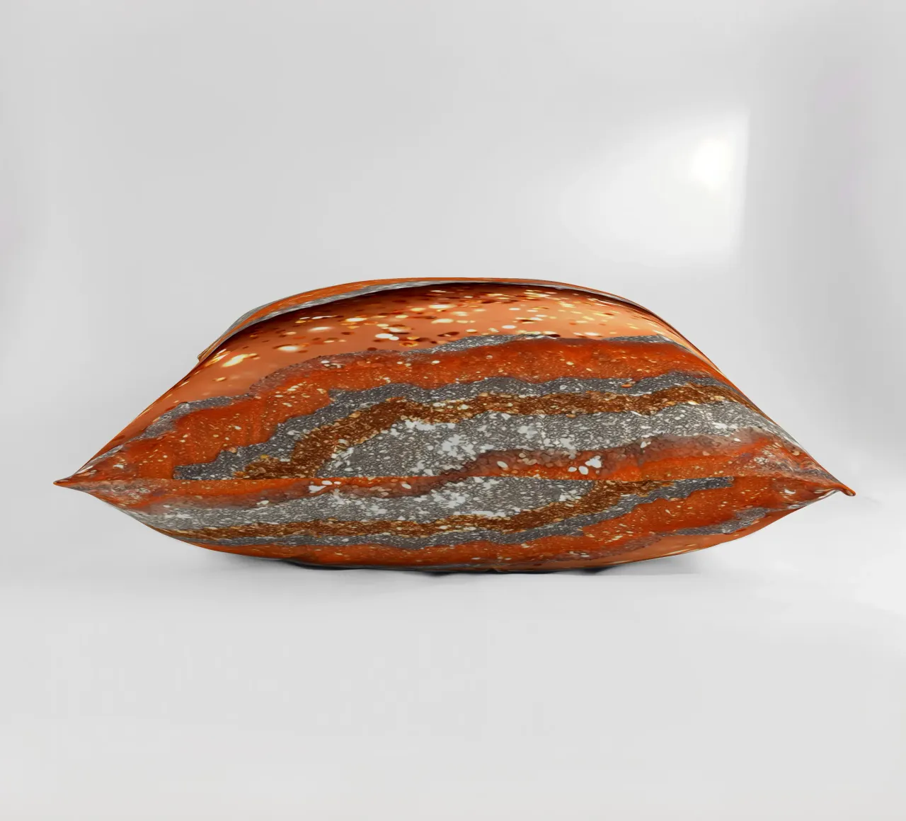 Agata arancione glam Texture cuscino da Gemstone Textures