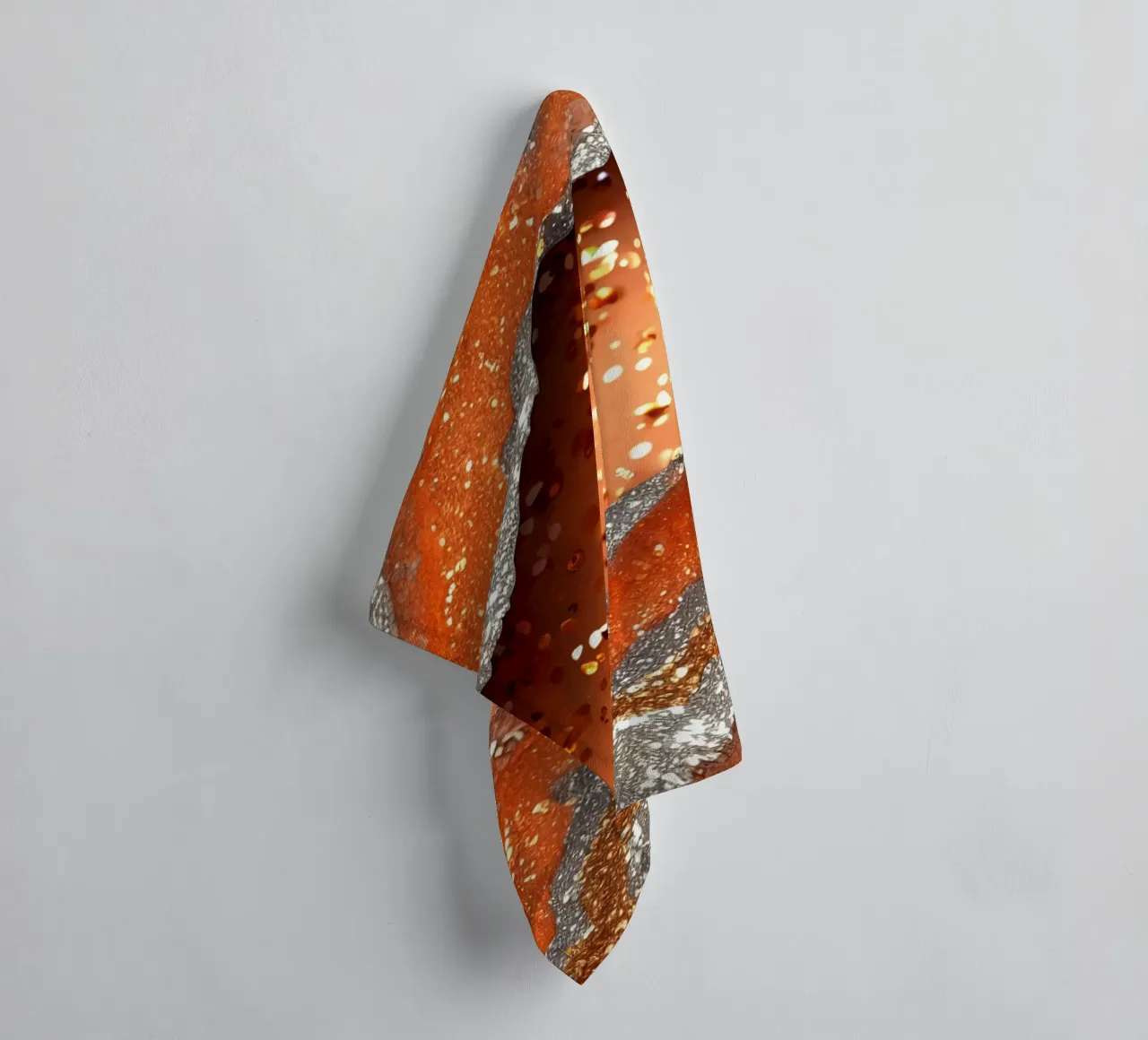 Agata arancione glam Texture asciugamano da bagno da Gemstone Textures