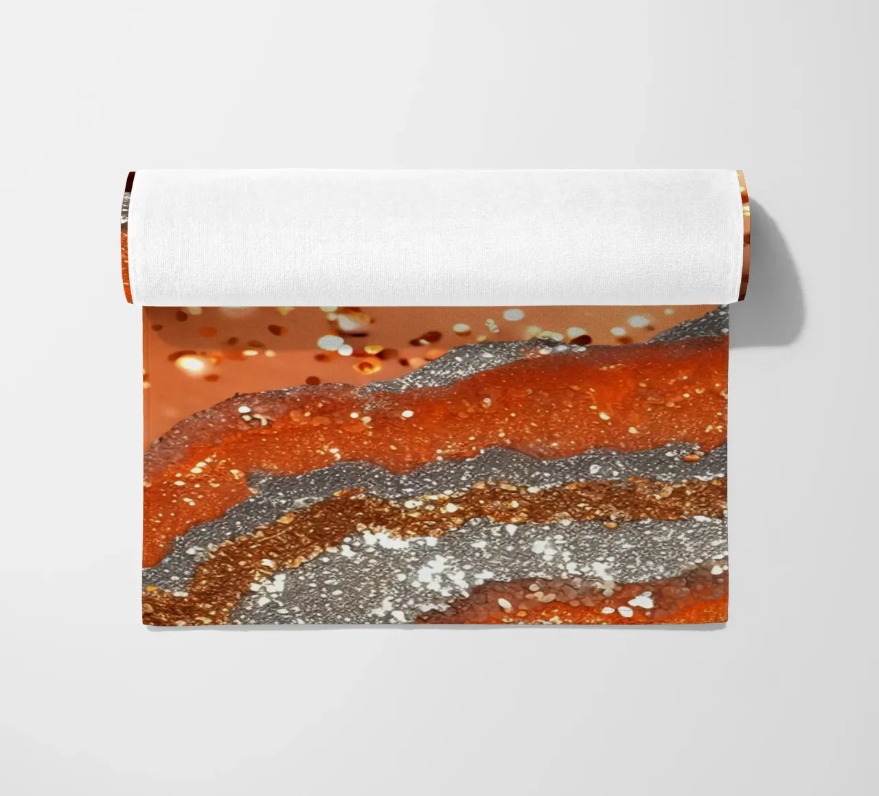 Agata arancione glam Texture telo mare da Gemstone Textures