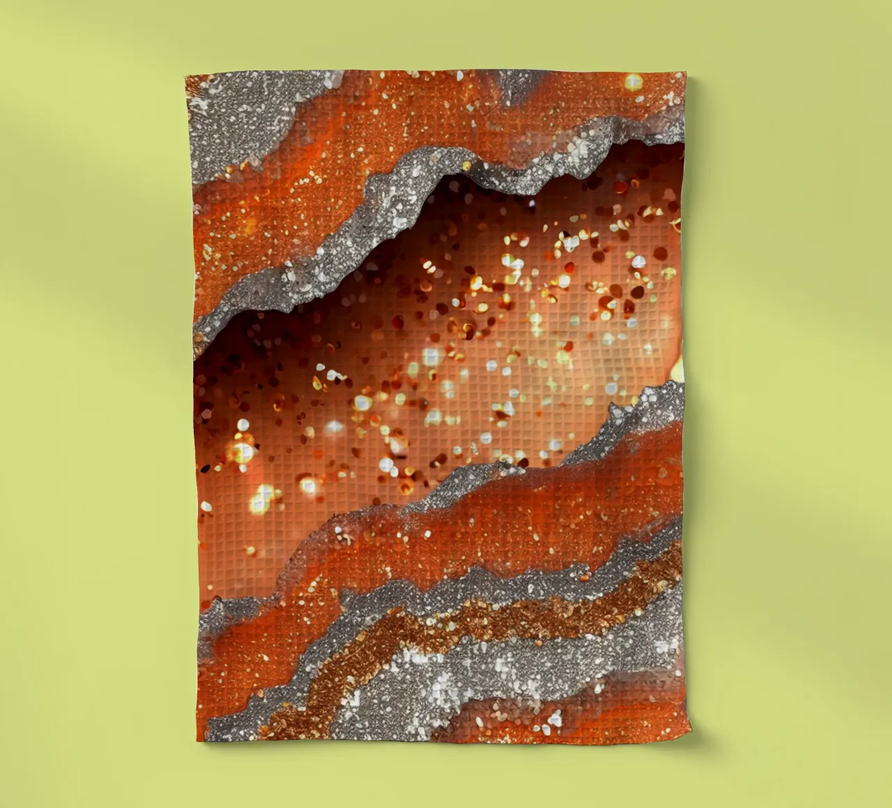 Agata arancione glam Texture canovaccio da cucina da Gemstone Textures