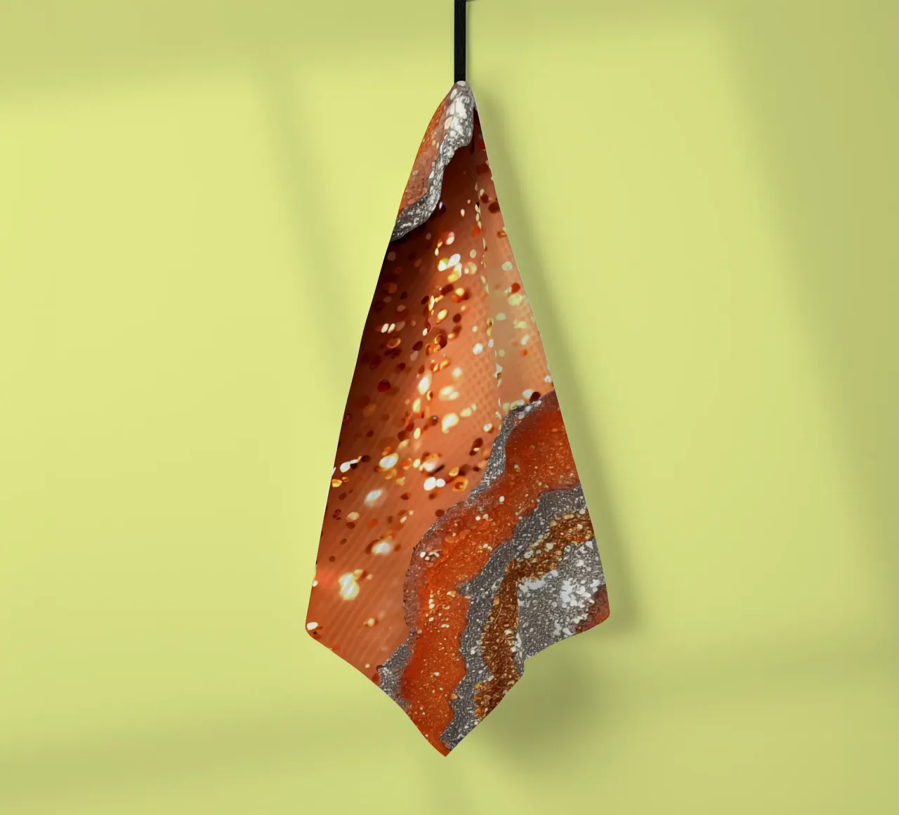 Agata arancione glam Texture canovaccio da cucina da Gemstone Textures