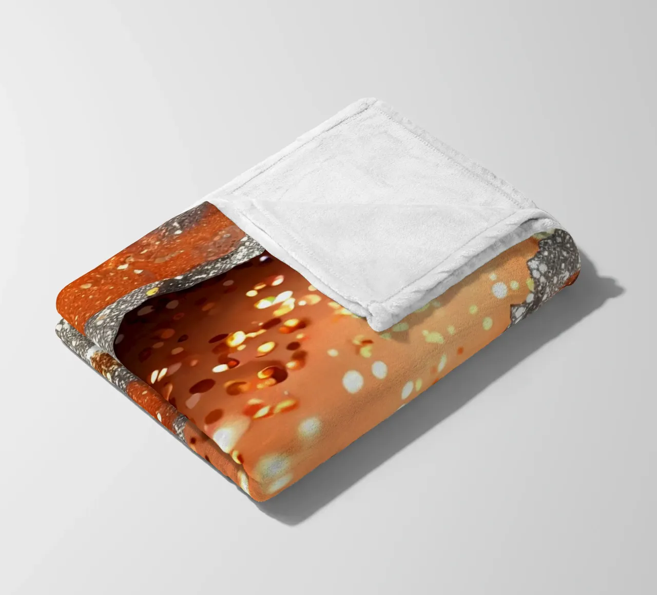 Agata arancione glam Texture coperta in pile da Gemstone Textures