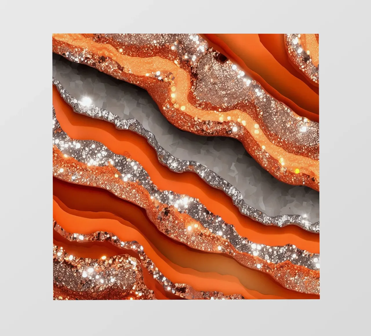 Agata arancione glam Texture pellicola backlit da Gemstone Textures