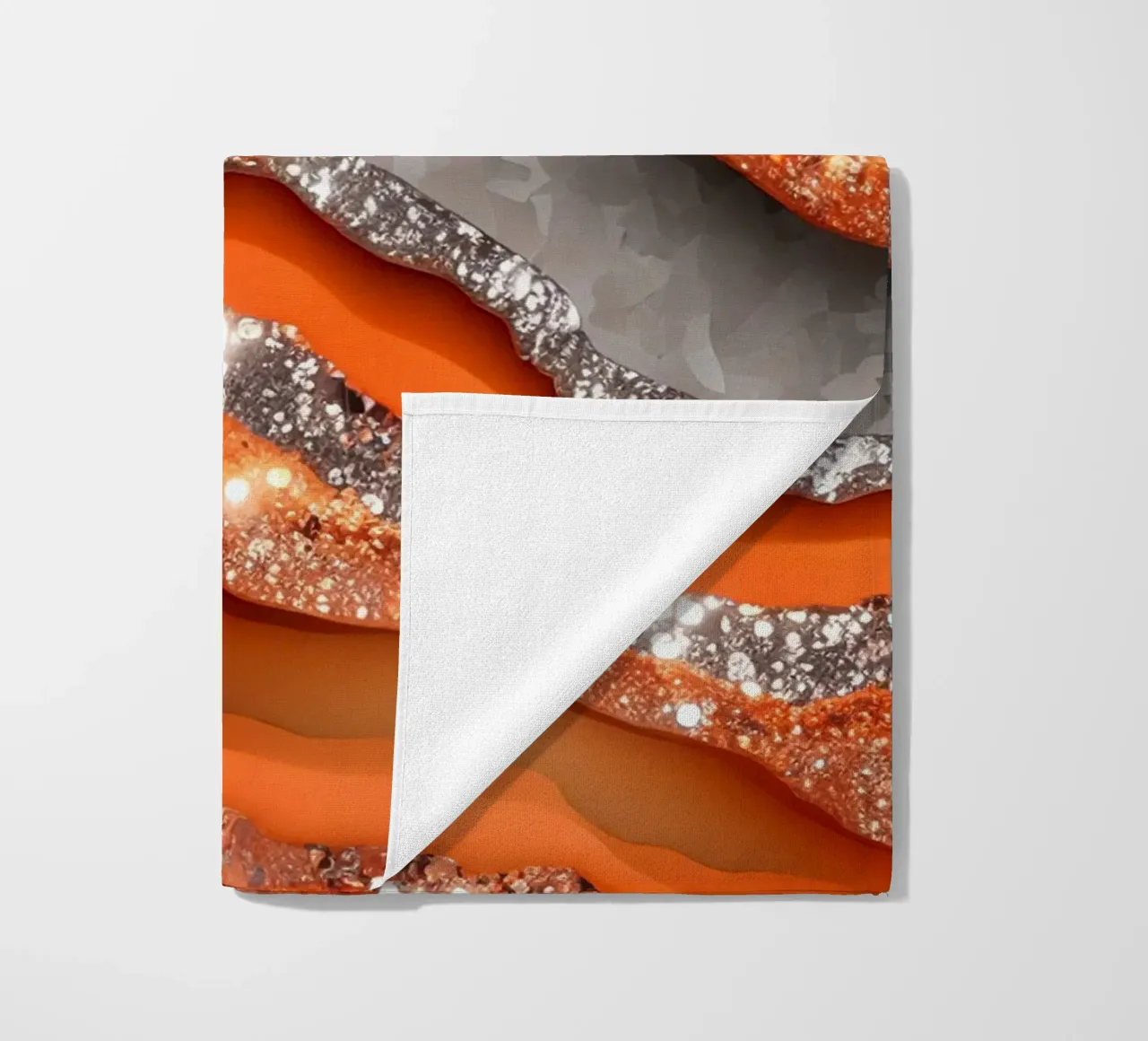 Agata arancione glam Texture telo mare da Gemstone Textures