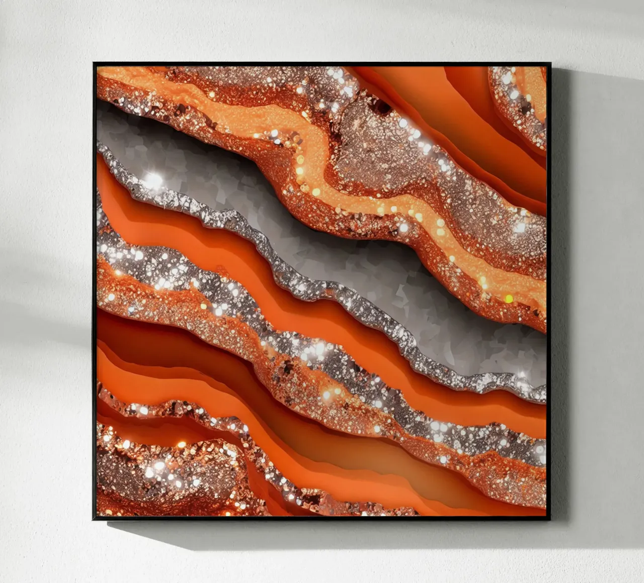 Agata arancione glam Texture plexiglass da Gemstone Textures