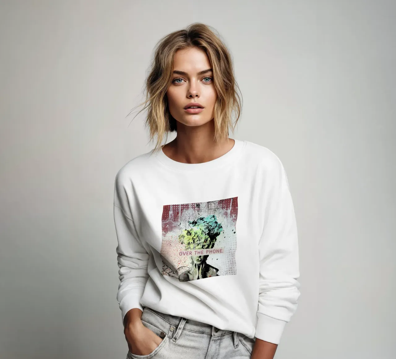 Over The Phone sweatshirt by Tameo