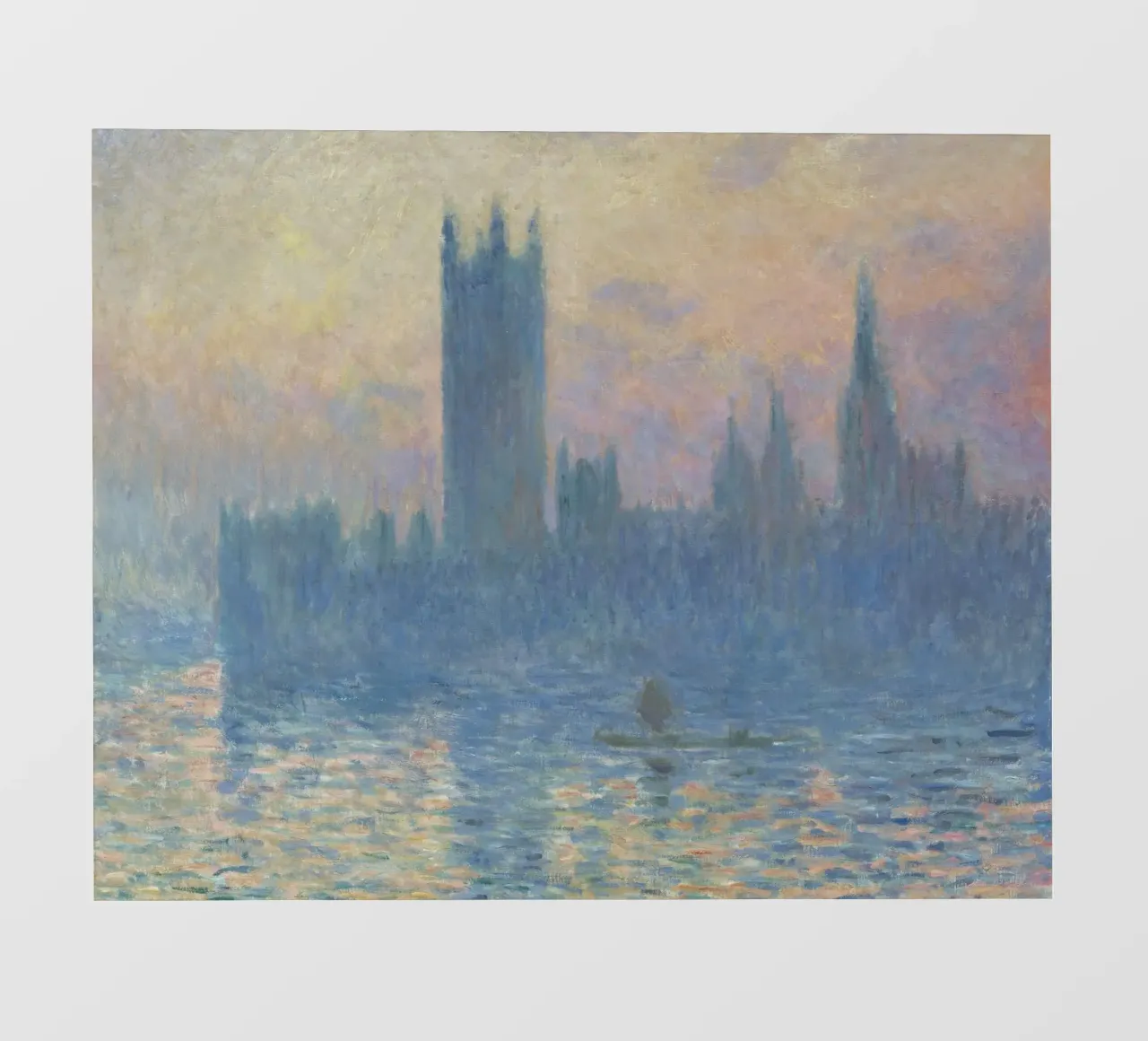 Claude Monet - De Parlementsgebouwen, Zonsondergang pvc-zeil van William Store