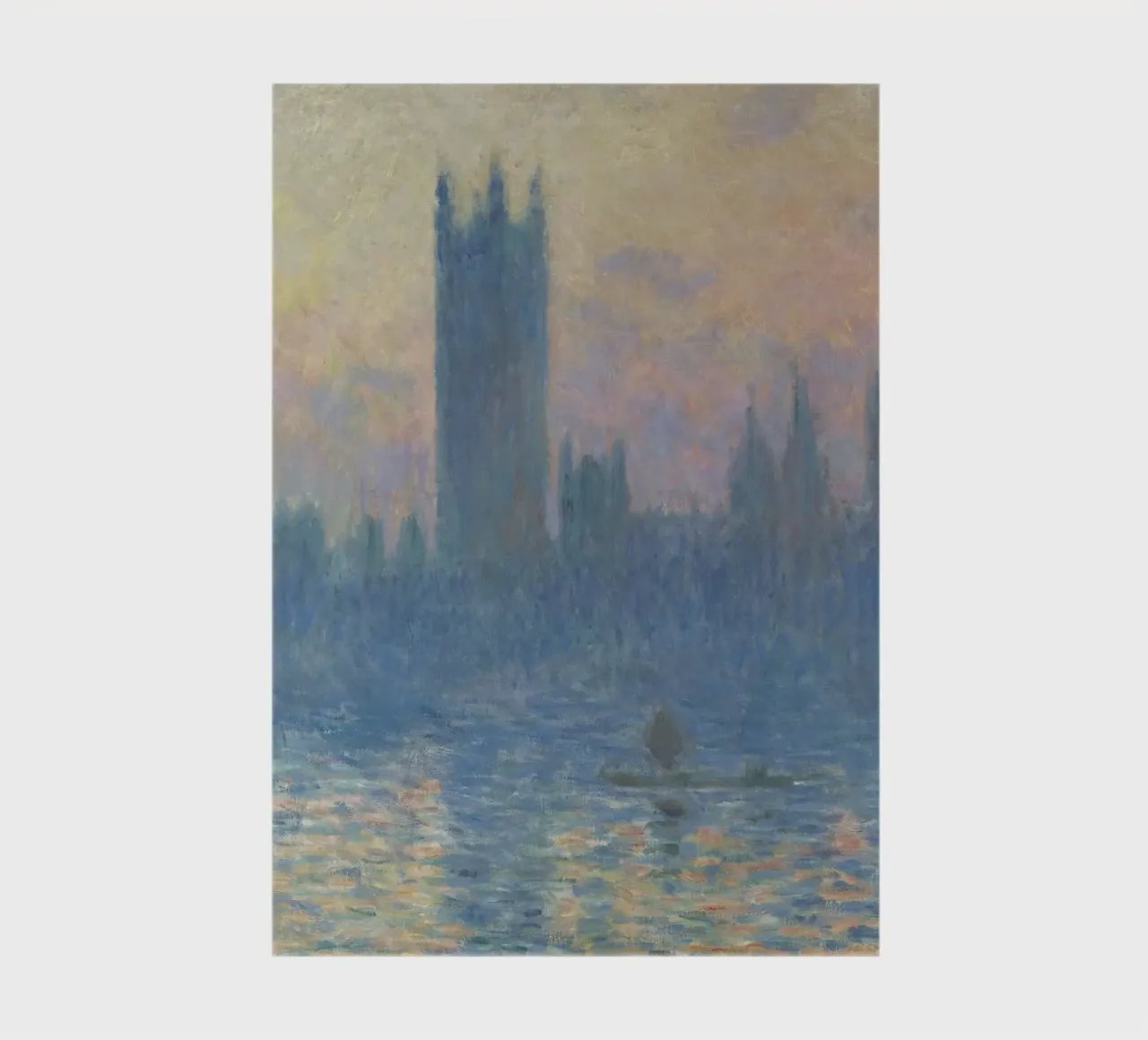 Claude Monet - The Houses of Parliament, Sunset notebook by William Store