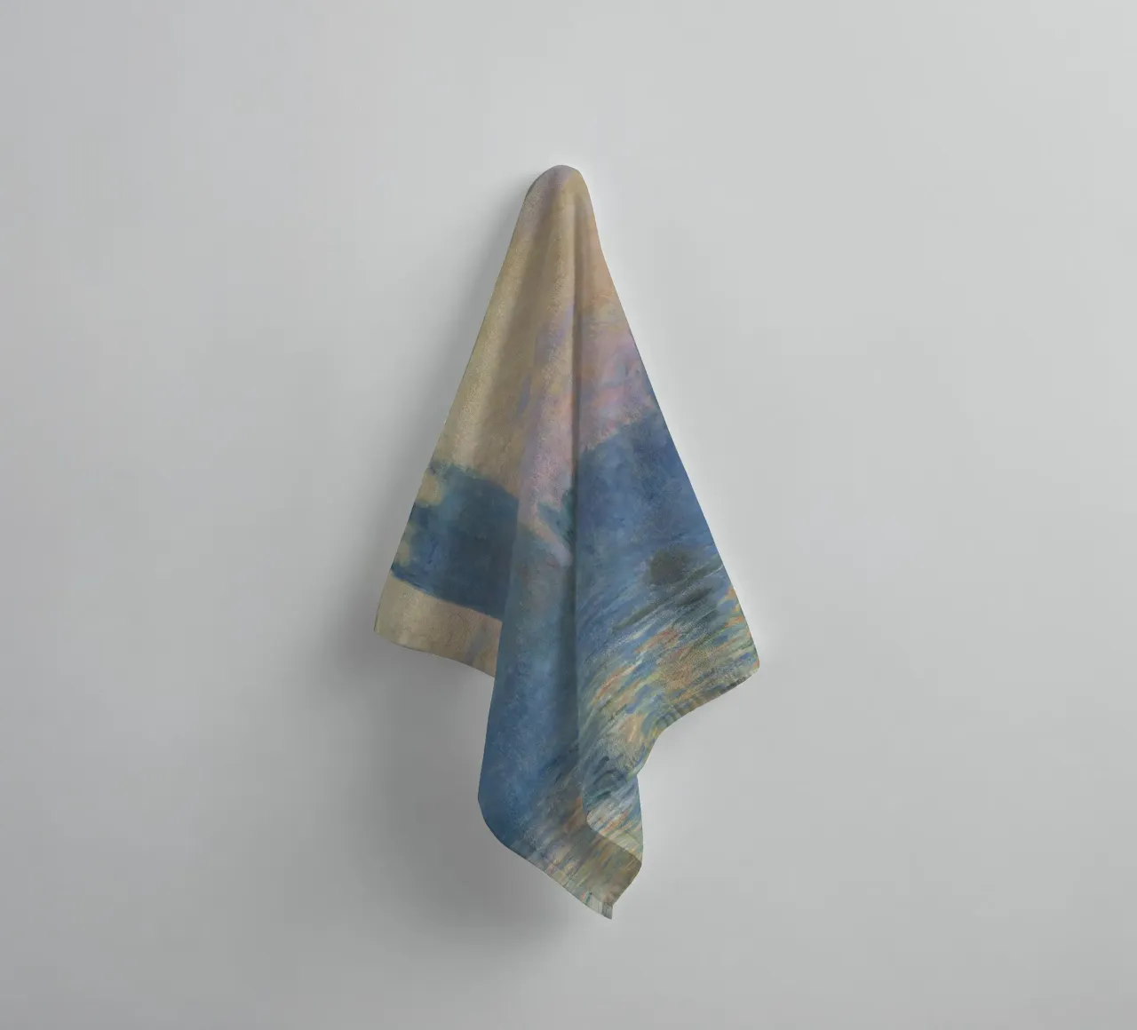 Claude Monet - De Parlementsgebouwen, Zonsondergang badhanddoek van William Store