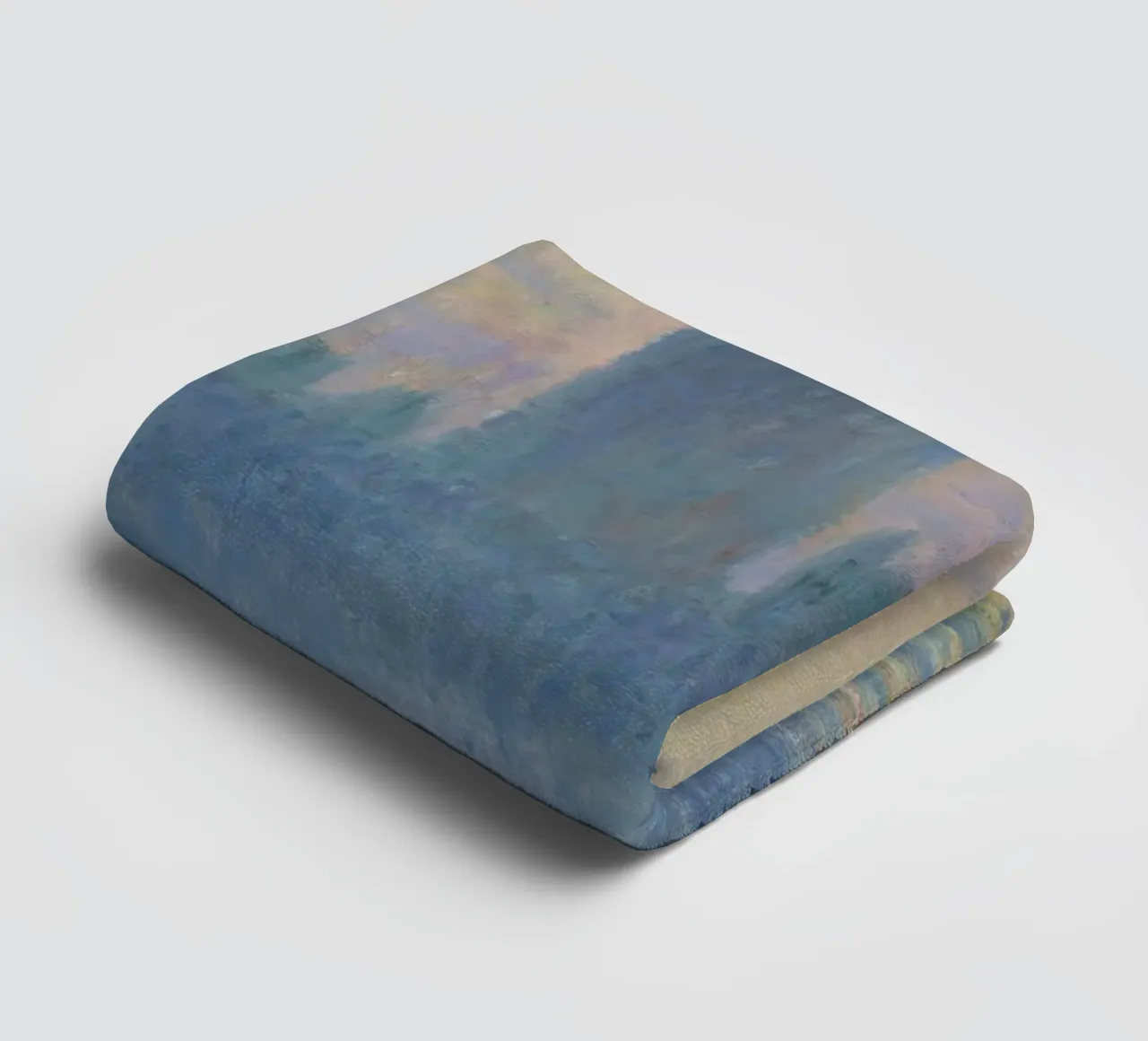 Claude Monet - De Parlementsgebouwen, Zonsondergang badhanddoek van William Store