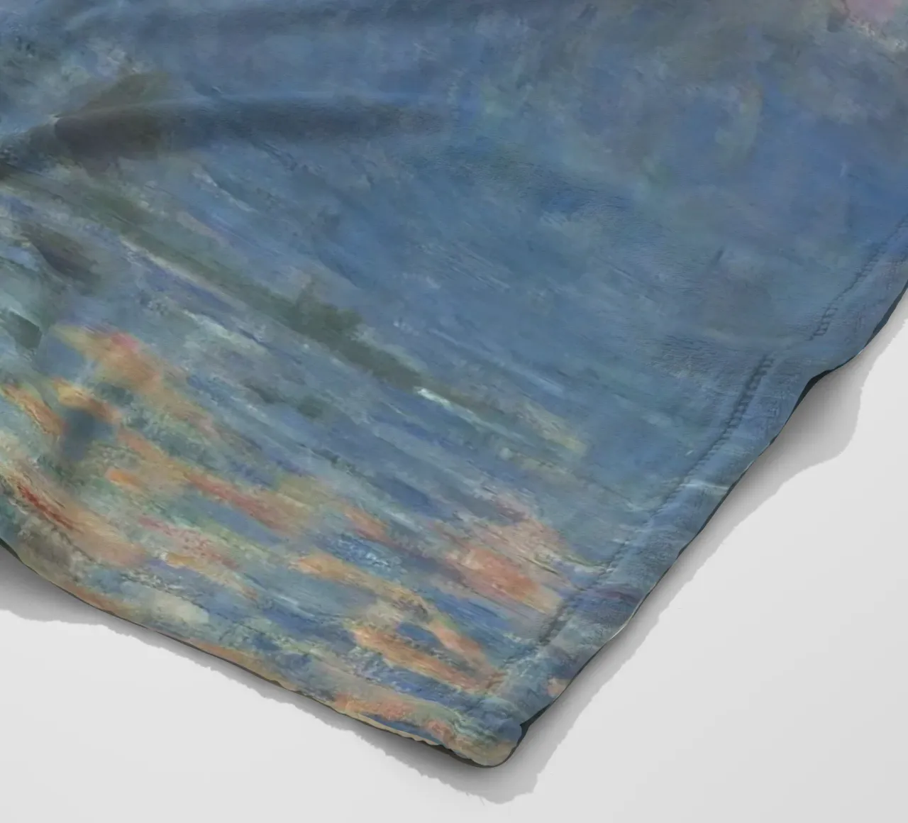 Claude Monet - Il Palazzo del Parlamento, tramonto coperta in pile da William Store