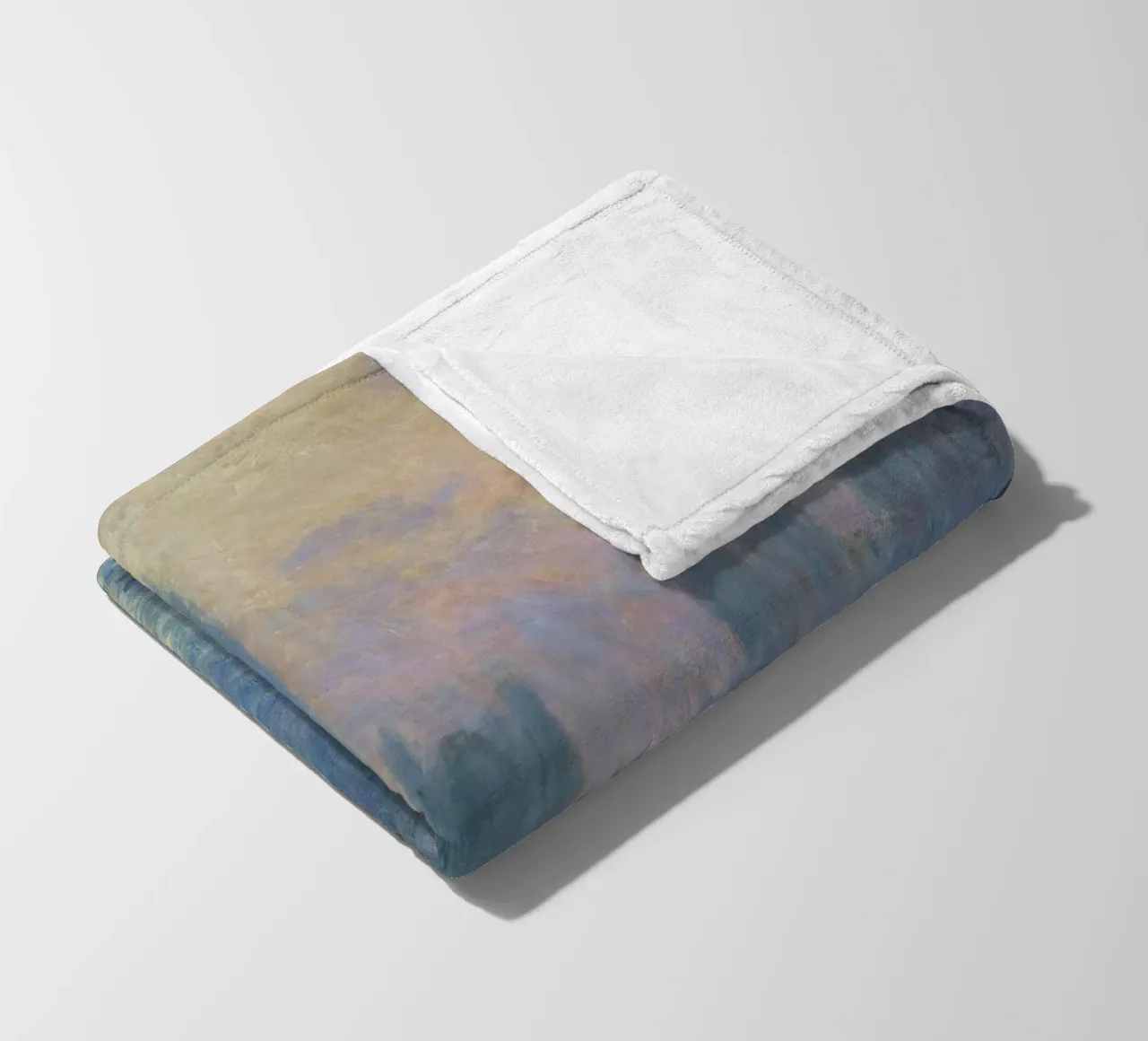 Claude Monet - Il Palazzo del Parlamento, tramonto coperta in pile da William Store