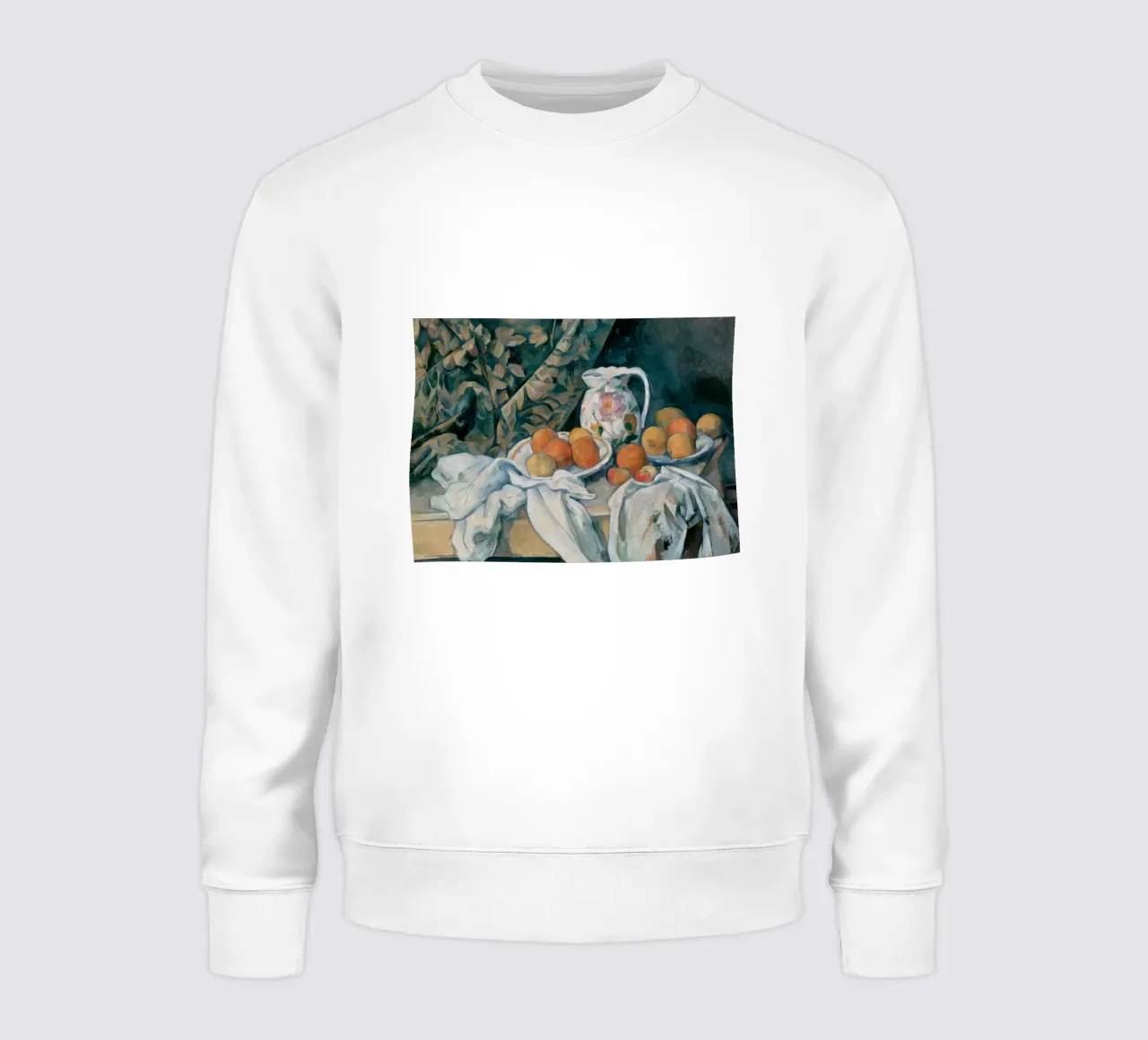 Paul Cezanne - Bodegón con cortina sudadera de William Store