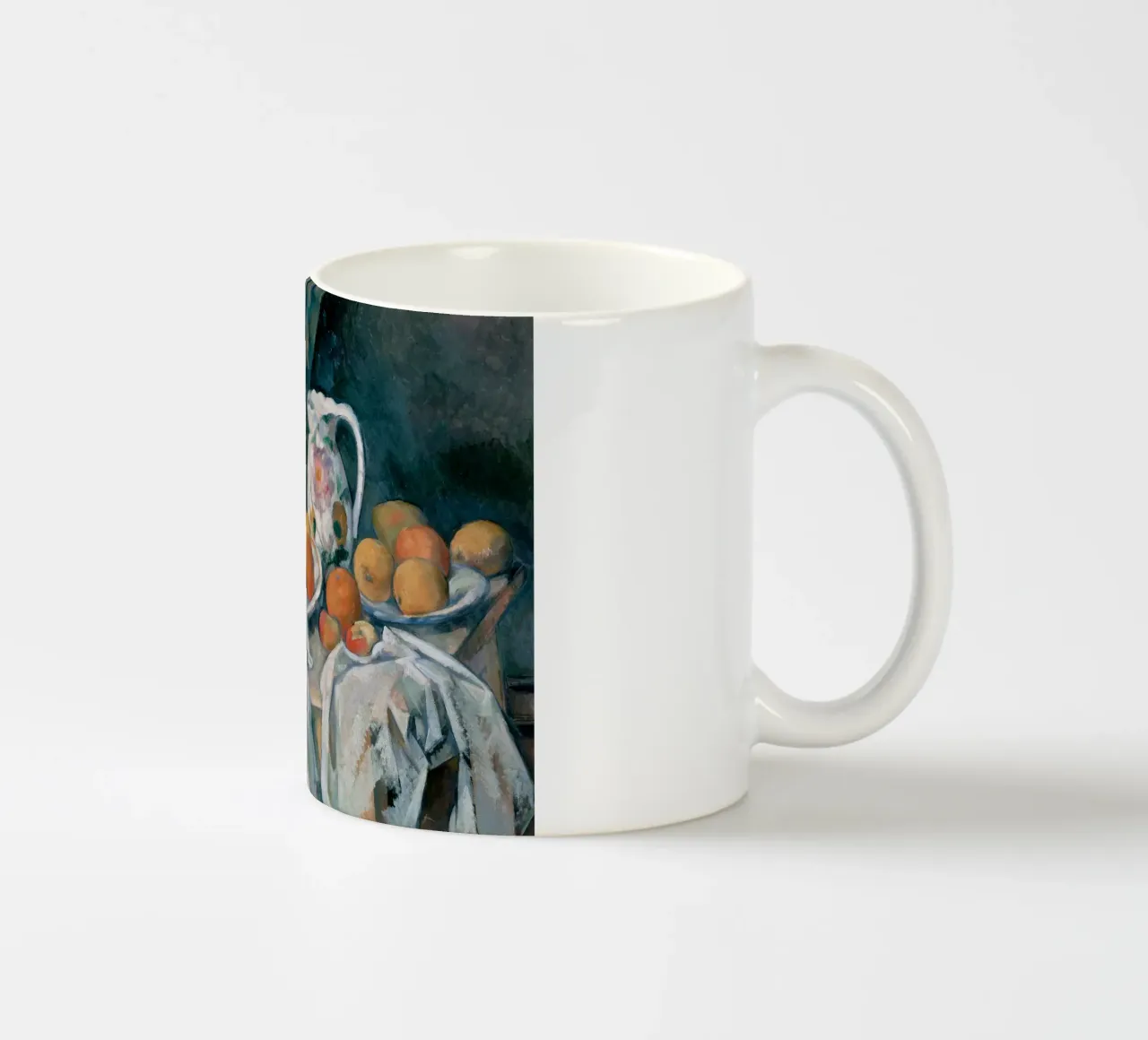 Paul Cezanne - Stilleben mit Vorhang Keramik Tasse von William Store