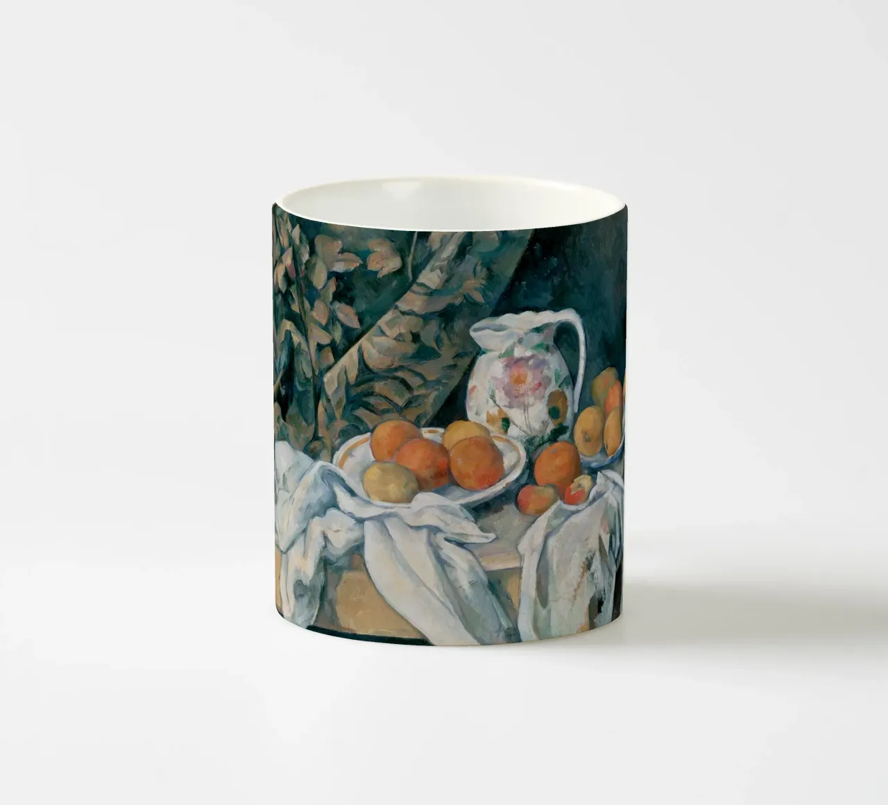Paul Cezanne - Stilleben mit Vorhang Keramik Tasse von William Store