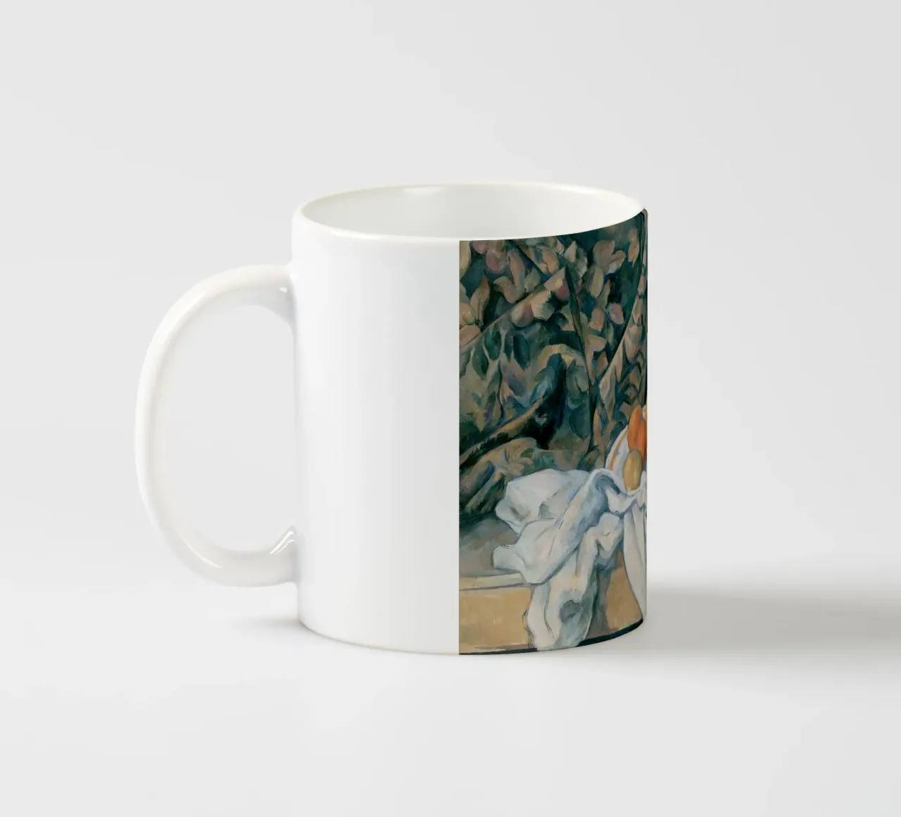 Paul Cezanne - Stilleben mit Vorhang Keramik Tasse von William Store