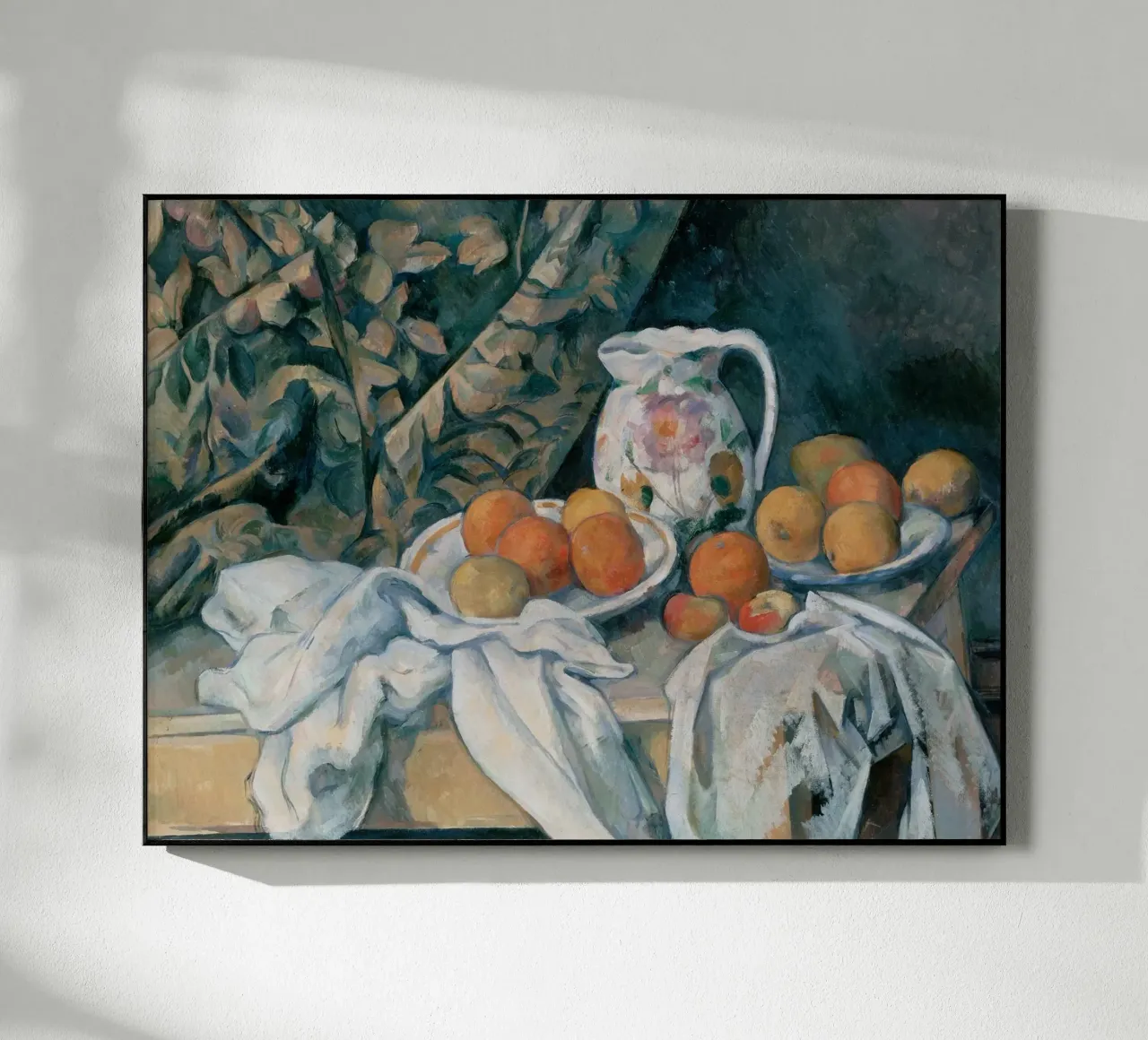 Paul Cezanne - Bodegón con cortina metacrilato de William Store