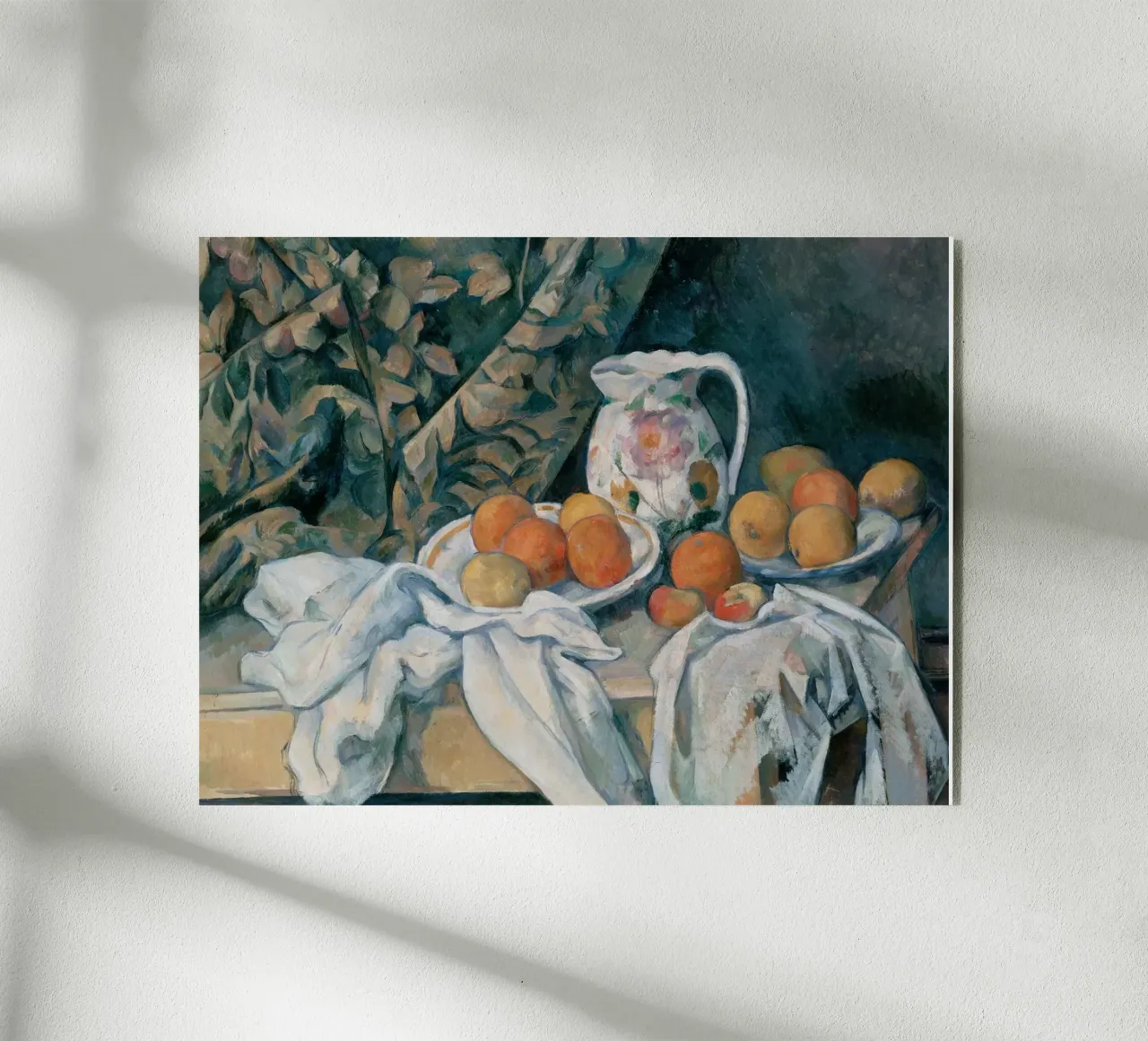Paul Cezanne - Bodegón con cortina metacrilato de William Store