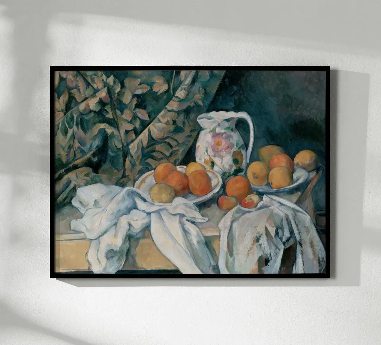 Paul Cezanne - Bodegón con cortina hahnemühle de William Store