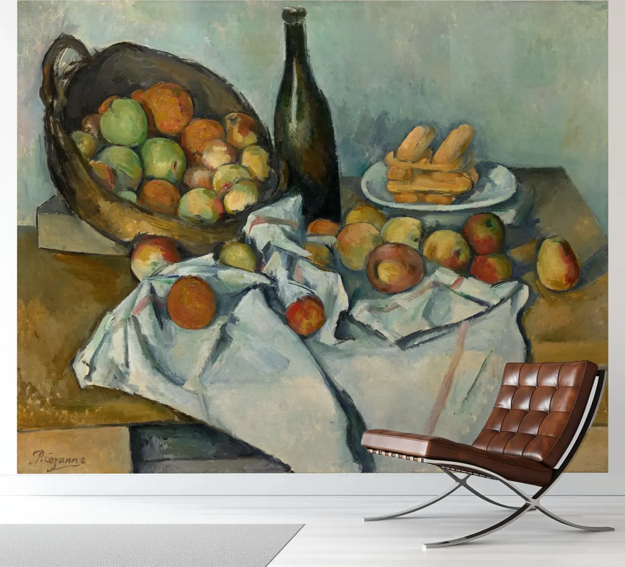 Paul Cezanne - The Basket of Apples photo wallpaper by William Store