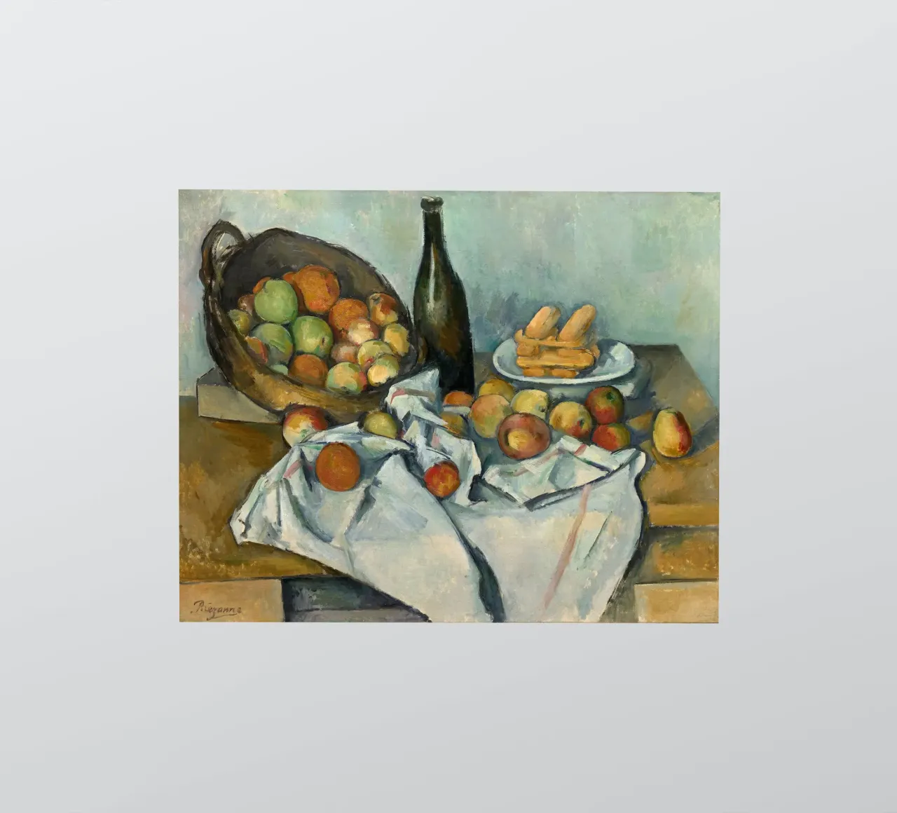 Paul Cezanne - The Basket of Apples sticker by William Store