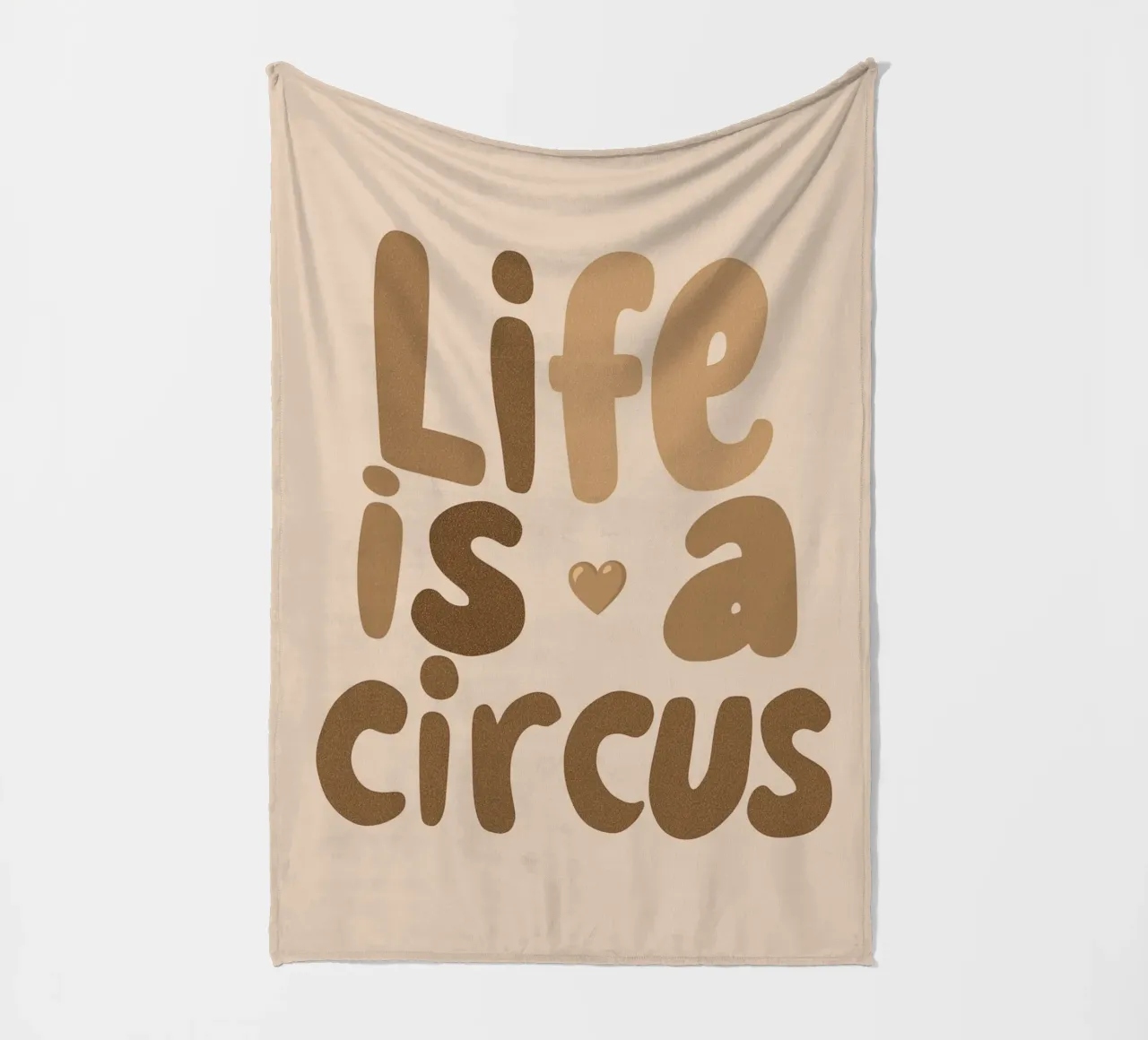 La vita è un circo coperta in pile da Carinaprint