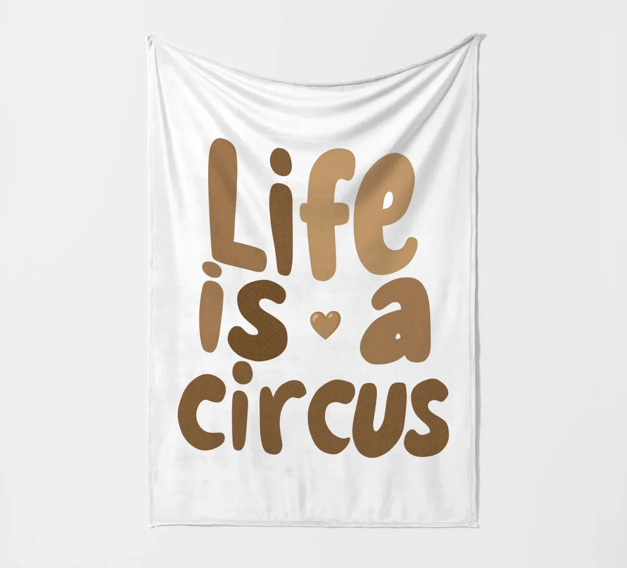 La vita è un circo 1 coperta in pile da Carinaprint