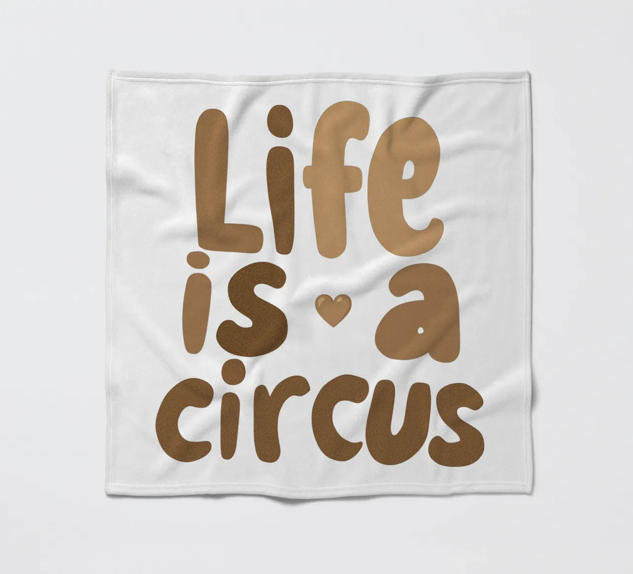 La vita è un circo 1 coperta in pile da Carinaprint