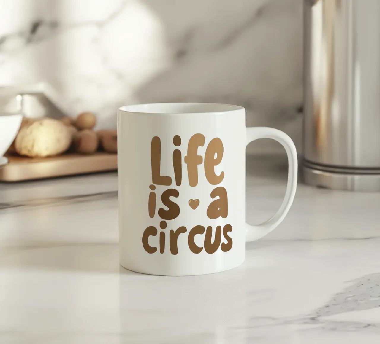 La vita è un circo 1 tazza in ceramica da Carinaprint