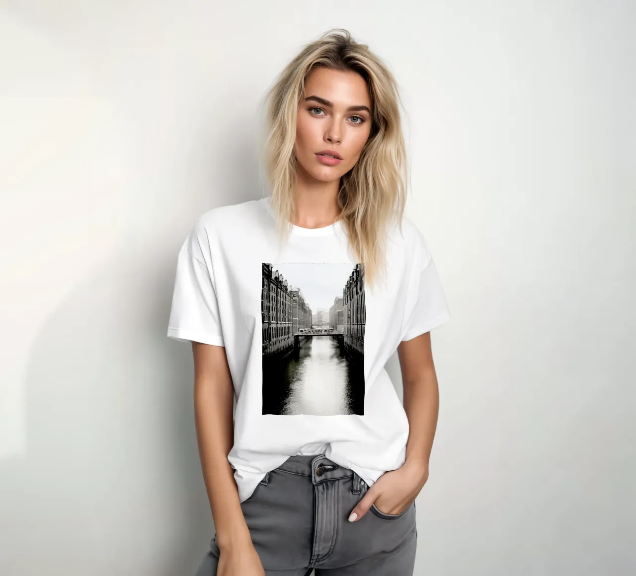 Warehouse District Hamburg II - Speicherstadt Hamburg t-shirt by Anja Hebrank Photography