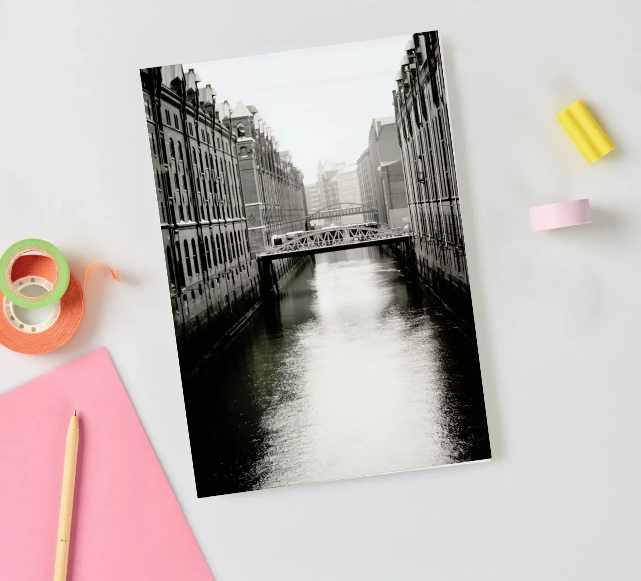 Warehouse District Hamburg II - Speicherstadt Hamburg notebook by Anja Hebrank Photography