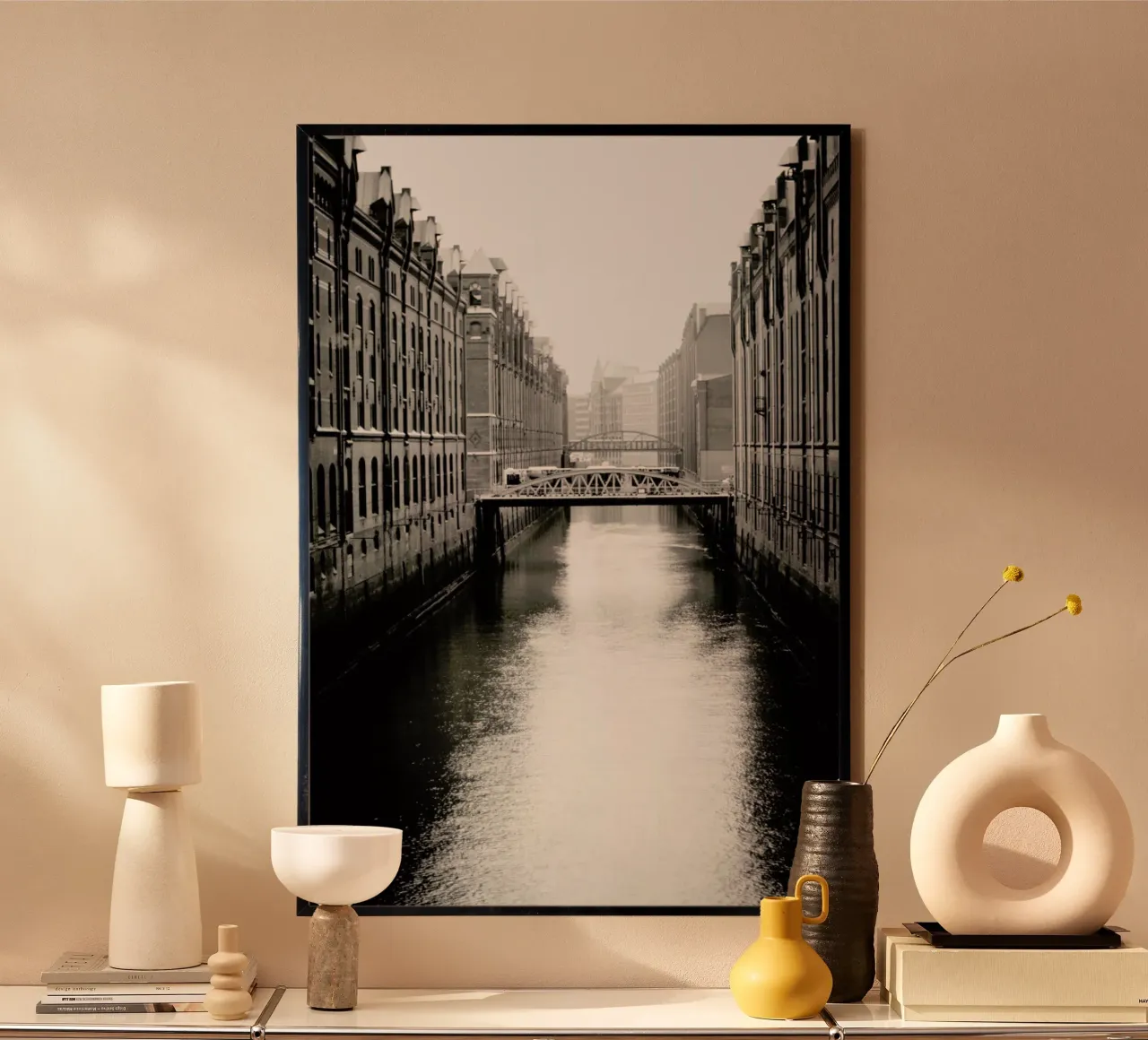 Quartiere dei magazzini Amburgo II - Speicherstadt Amburgo carta hahnemühle da Anja Hebrank Photography