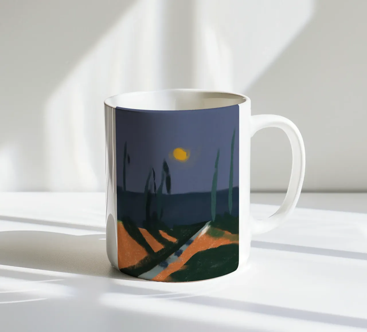 Schizzi notturni tazza in ceramica da Little Dean